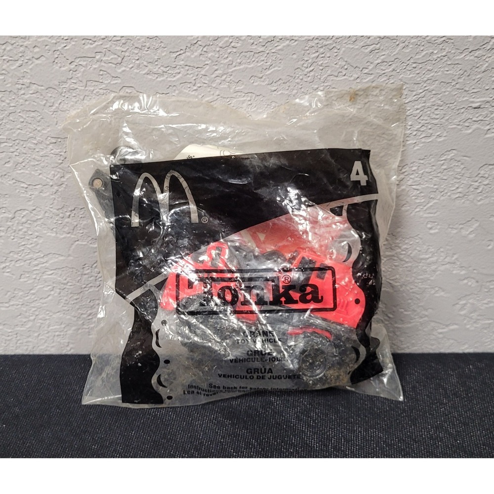 McDonalds Happy Meal Toy Tonka CRANE #4 New Sealed Vintage 2003 Construction
